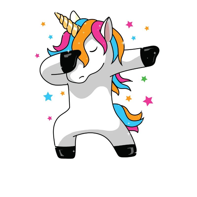 Dabbing Einhorn Dab Unicorn lustig Geschenkidee