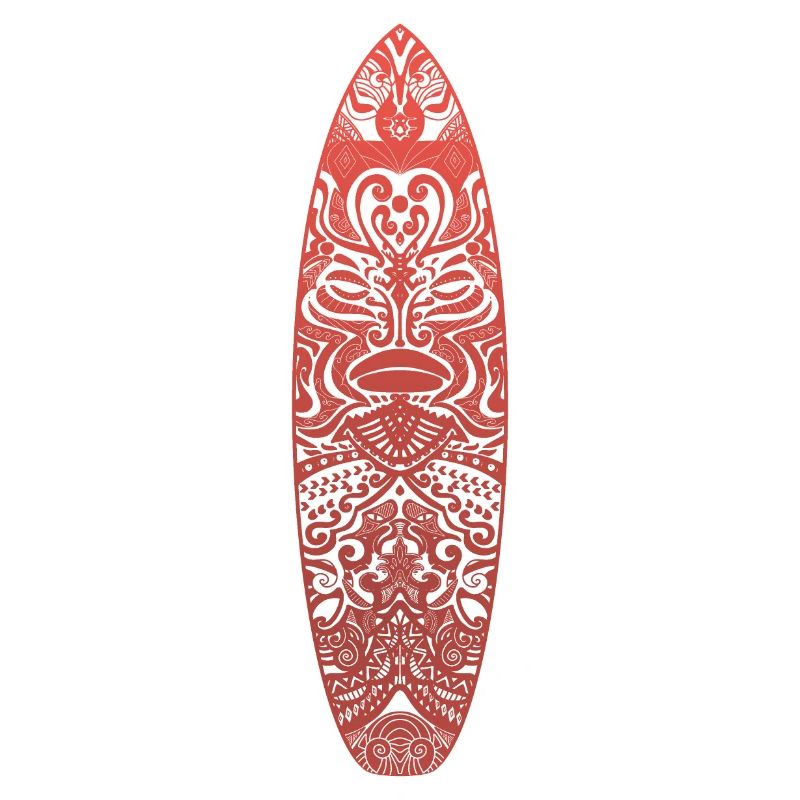 Maori Surf (version rouge)