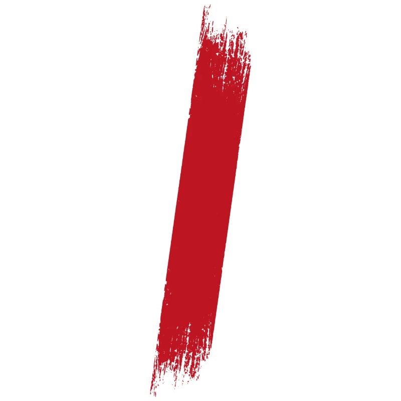 Farbe Klecks Spritzer Maler Geschenk Strich rot