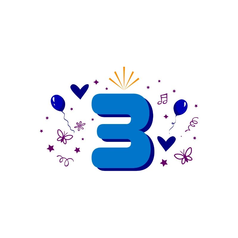 3. Geburtstag Junge