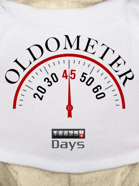 OLDOMETER 45th birthday