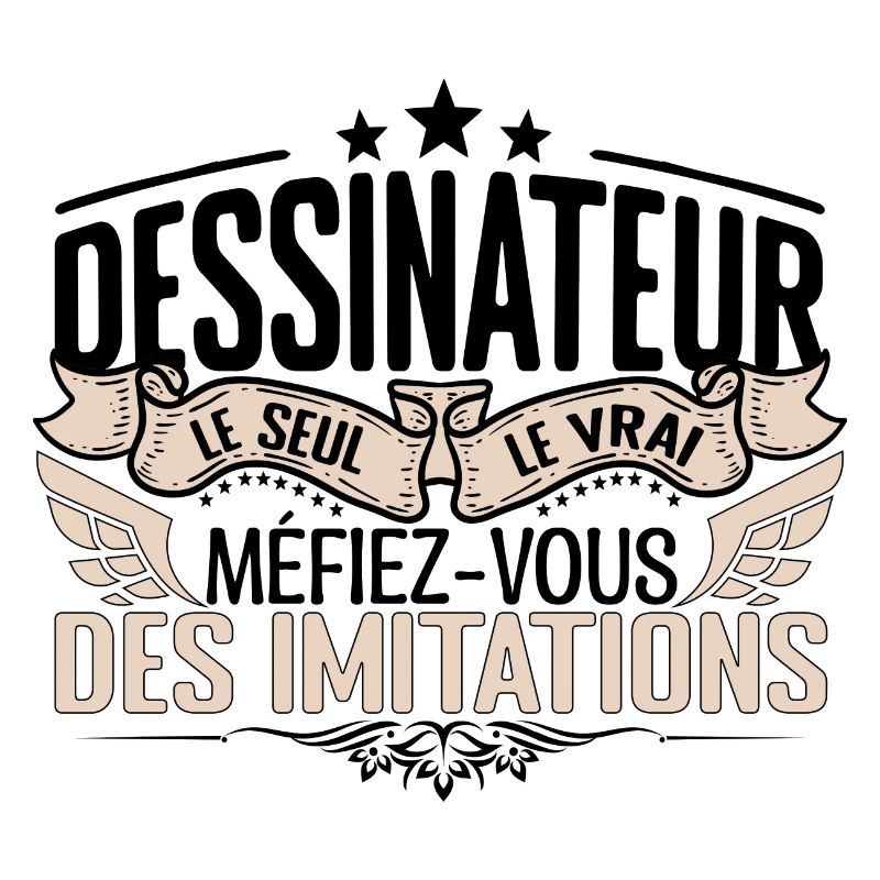 Dessinateur cadeau Dessinateur le vrai Dessinateur