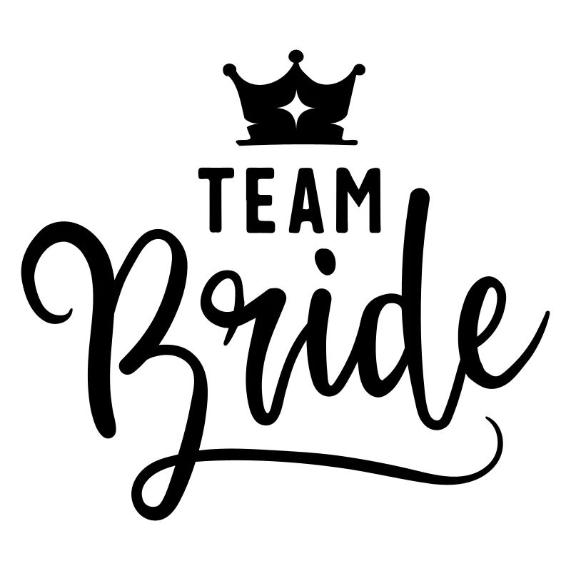 JGA-Style: "Team Bride" im eleganten Schwarz!