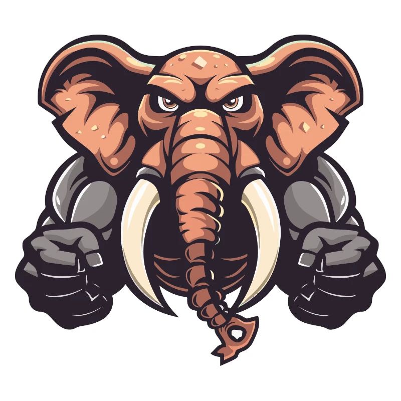 Bande dessinée d’animaux éléphants