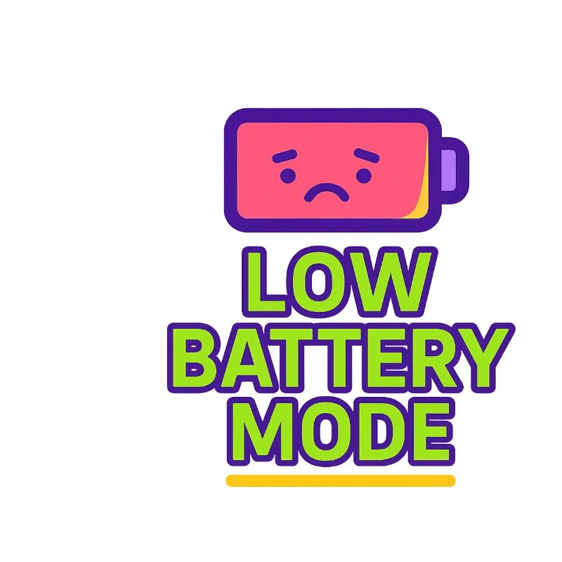 Mode batterie faible