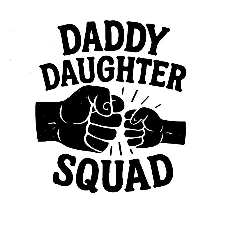 Daddy Daughter Squad Matching Vater Tochter