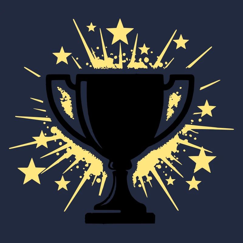 Pokal Sieger Trophäe Sterne
