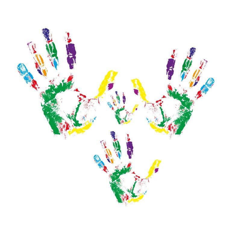 4 Handabdrücke
