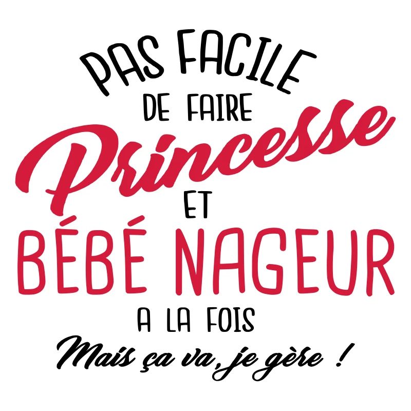 Princesse et bébé nageur