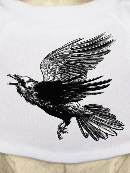 Raven In Flight