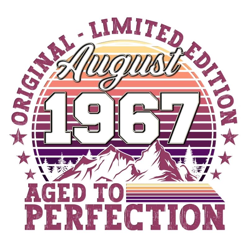 Original Août 1967 55th Birthday Fun Gift