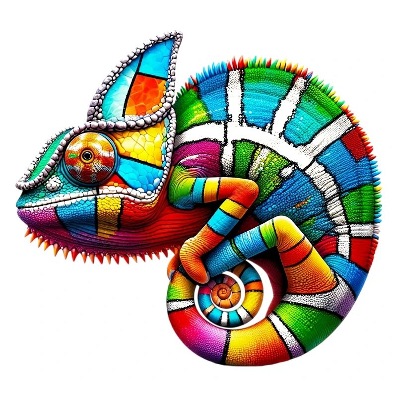 Caméléon Mondrian