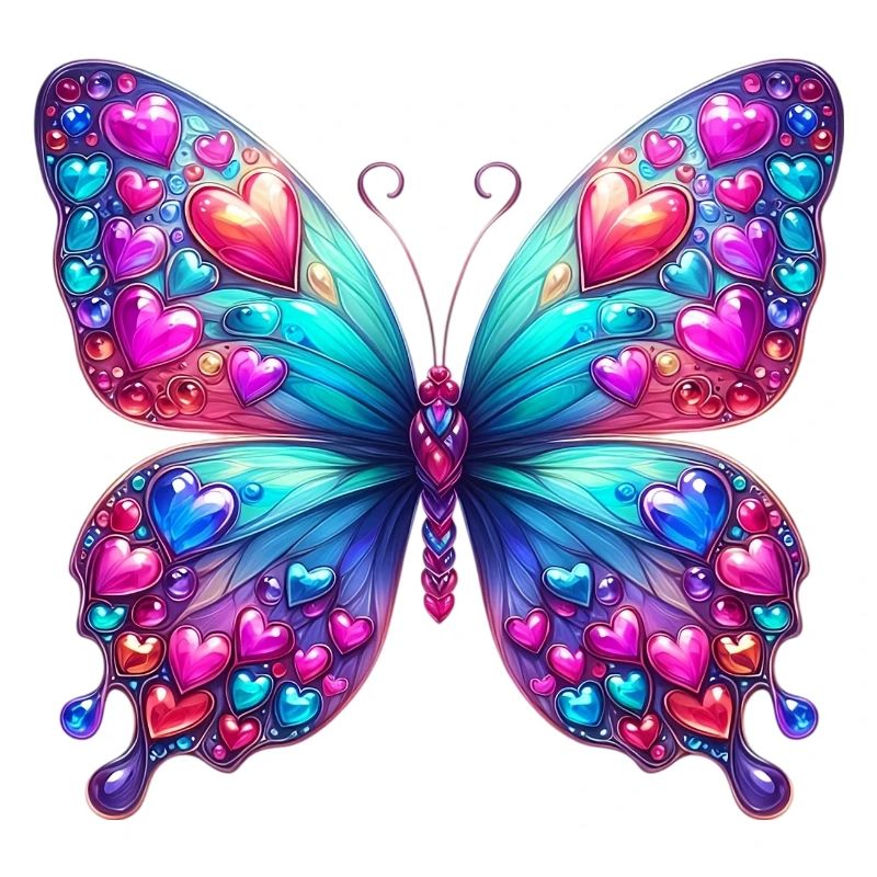 Coeur papillon Coeurs Coeurs Coeurs Coeurs