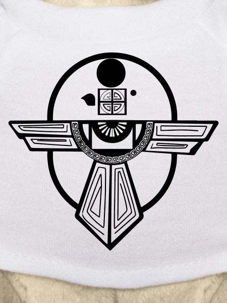 Uraltes Donnervogel-Totem-Design