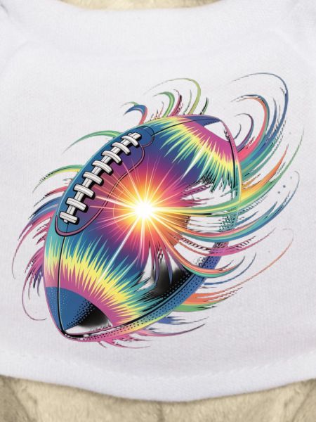 Neon-Football Farbexplosion