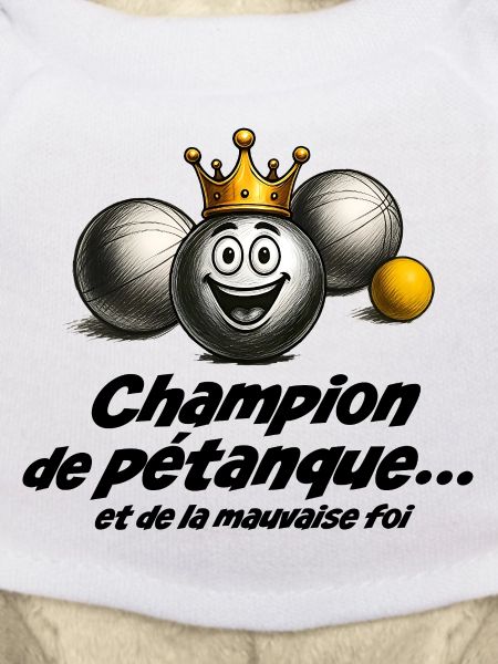 Pétanque-Champion... und böser Absicht