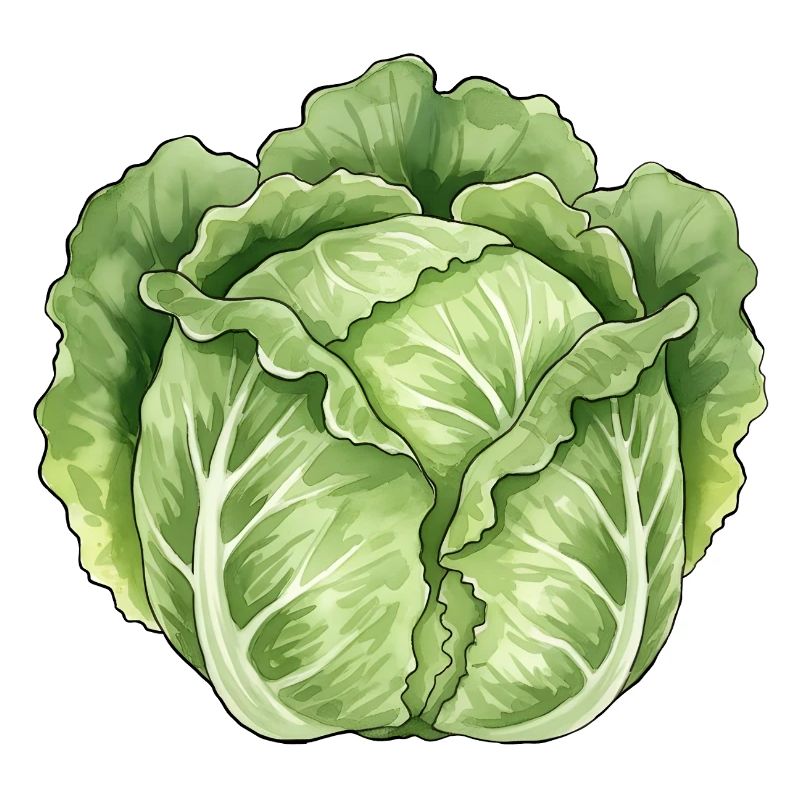 Kopfsalat Blattkunst