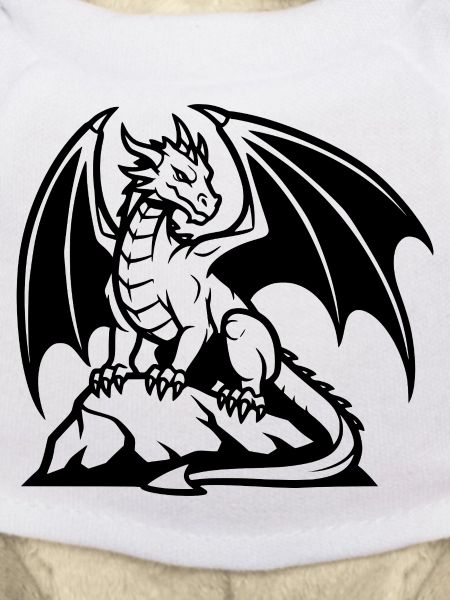 Drache Logo – Fantasy Krafttier Design