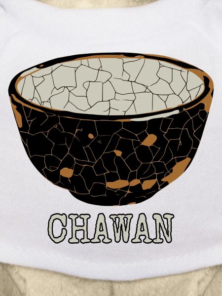 Zerbrochene Chawan-Teeschale