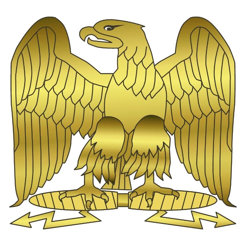 Napoleon Golden Imperial Eagle Crest