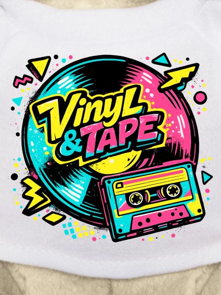Vinyl & Tape Neon Retro