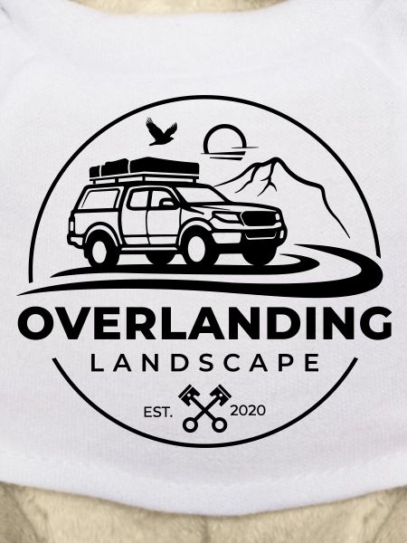 Overlanding Landscape Round Black