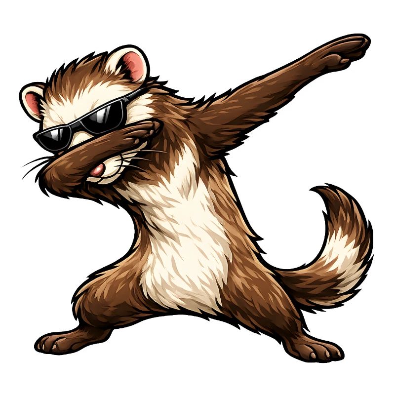 Dabbing Ferrets