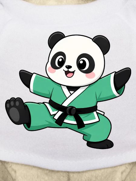 Panda Karate Tritt Kampfsport Kampfkunst