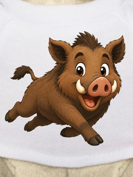 Laufendes Wildschwein