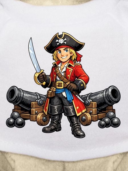 Pirate with cannons