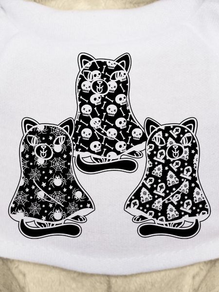 Funny Halloween Cat Ghost
