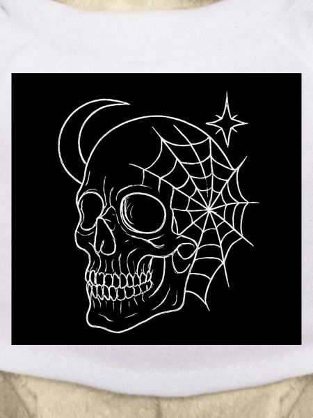 Occult Skull & Geometrische Netze – Goth