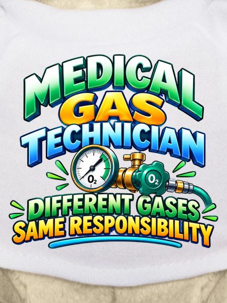 Medizinischer Gastechniker – Verschiedene Gase, gleich oder