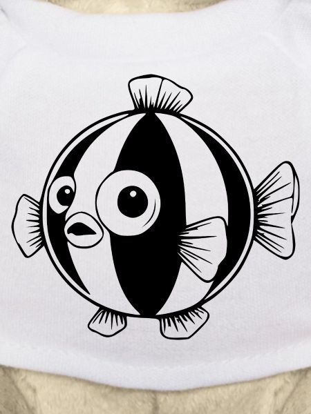 Lustiger Comic Kugelfisch Geschenk 