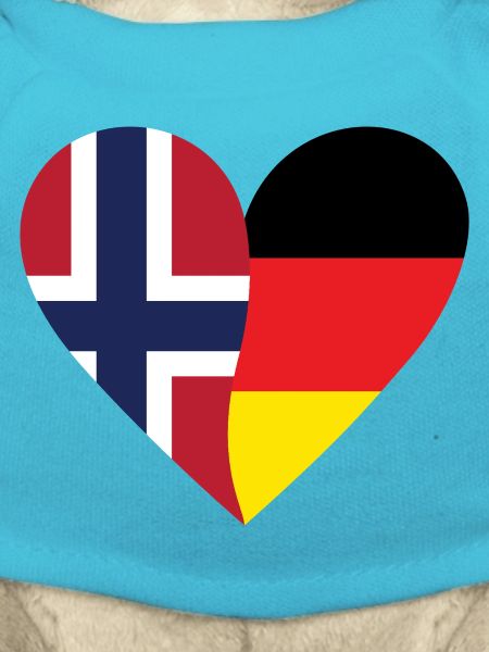 Norway Germany Heart