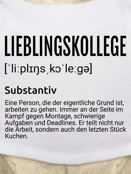 Kollege Geschenk Abschied