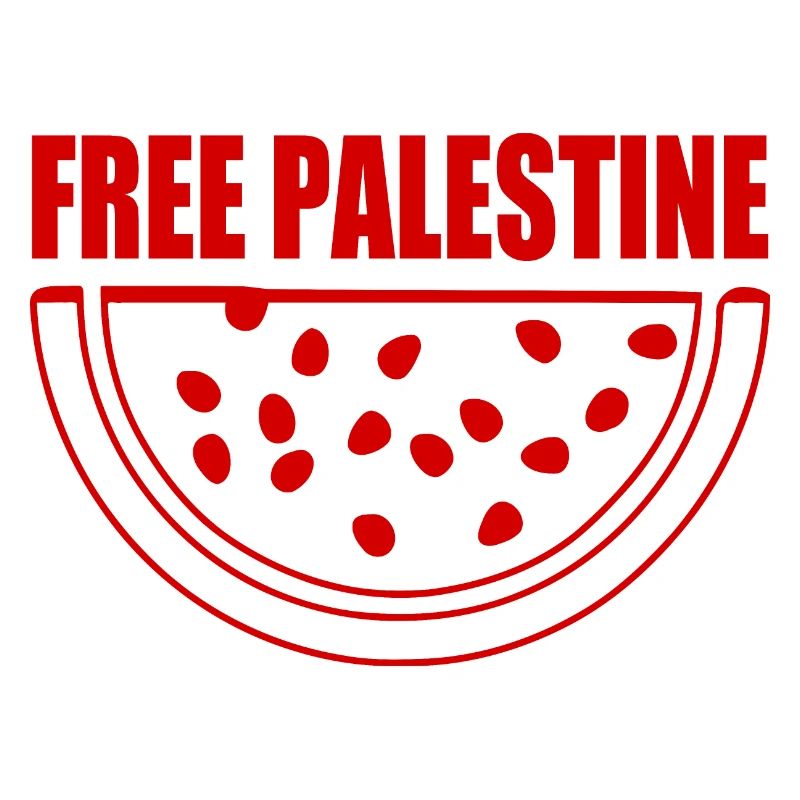 Free palestine Wassermelone Melone