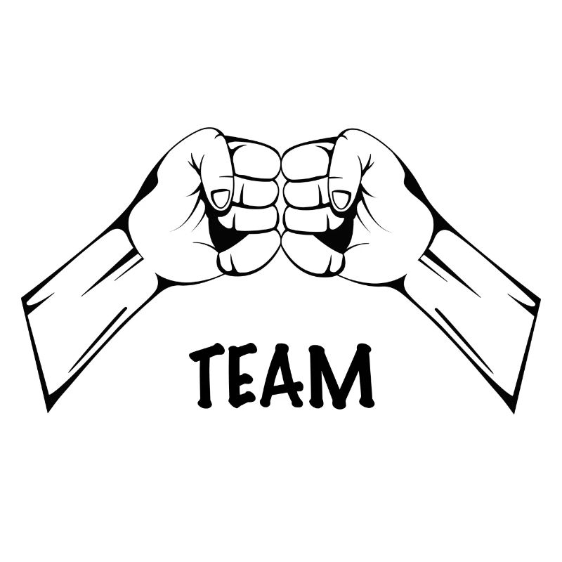 Hände Team Faust Geschenk Idee