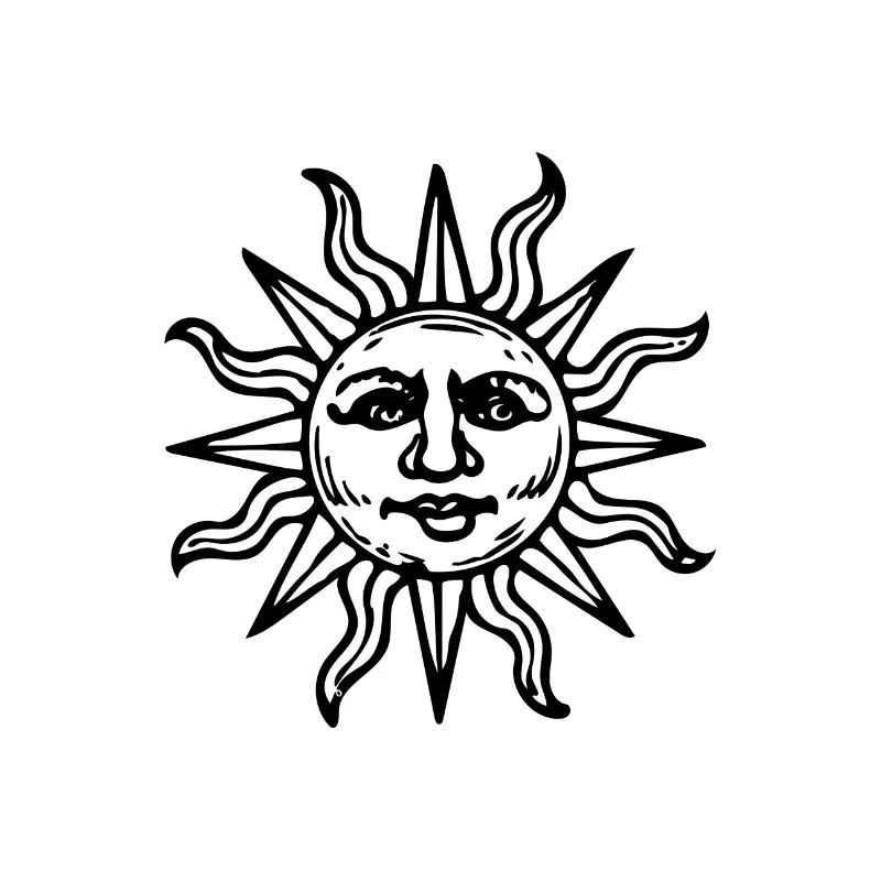 Antike Sonne