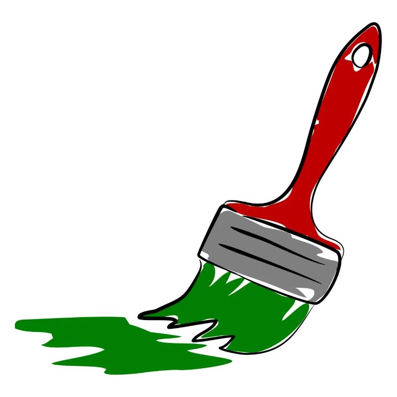 Creative Painter Brush Illustration