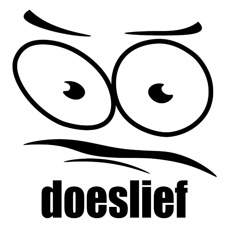 doeslief plaidant les yeux avec un regard de point d’interrogation