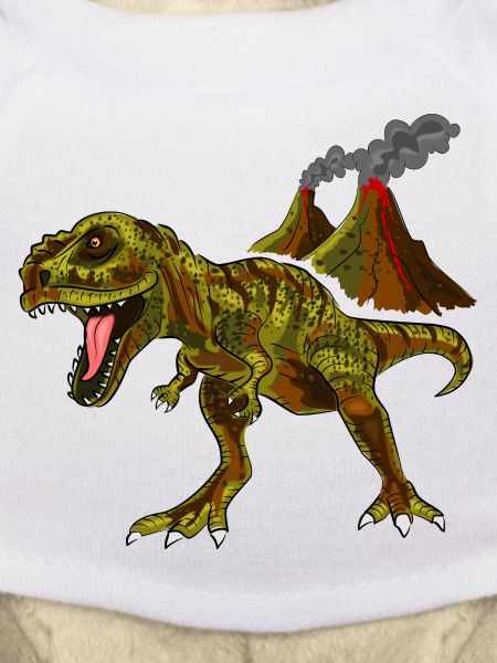 Dinosaurier Vulkan