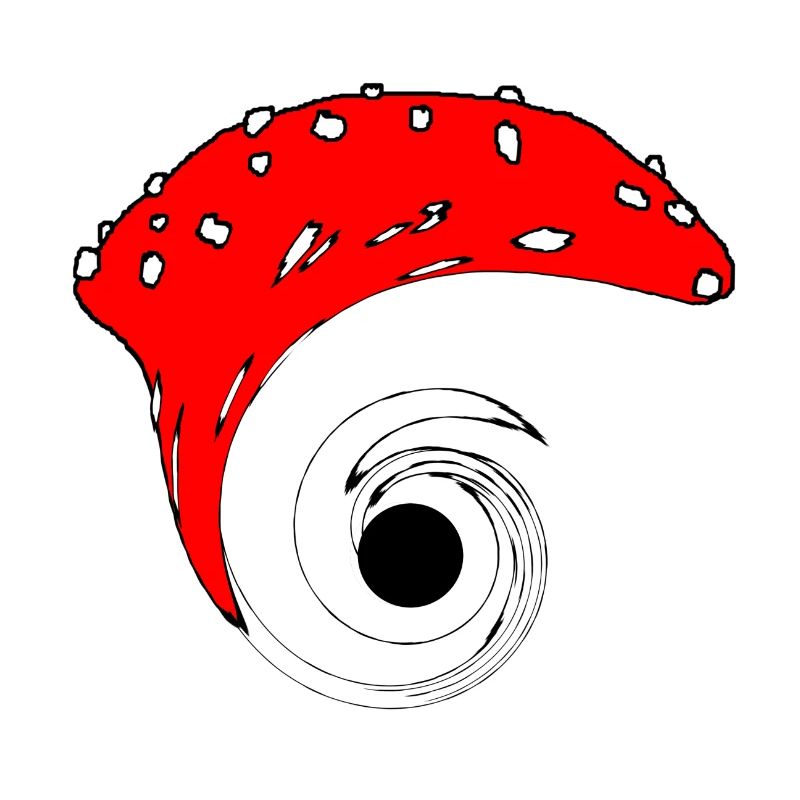 Champignon trou noir