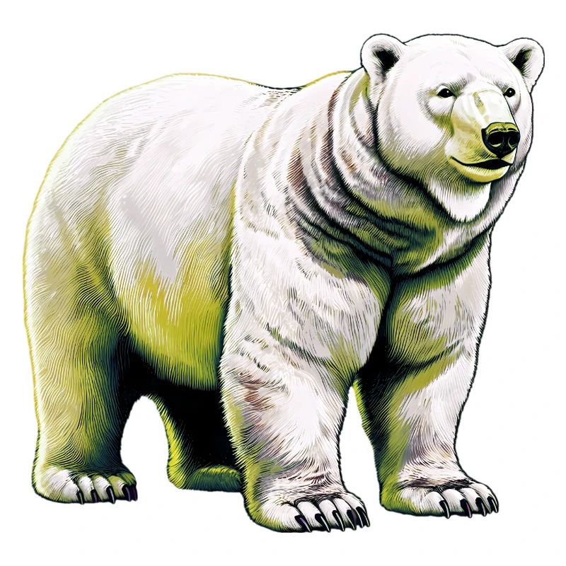 Weißer Eisbär