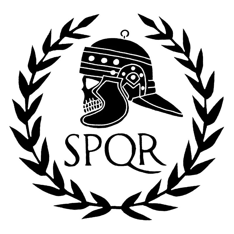 Empire romain et crâne noir