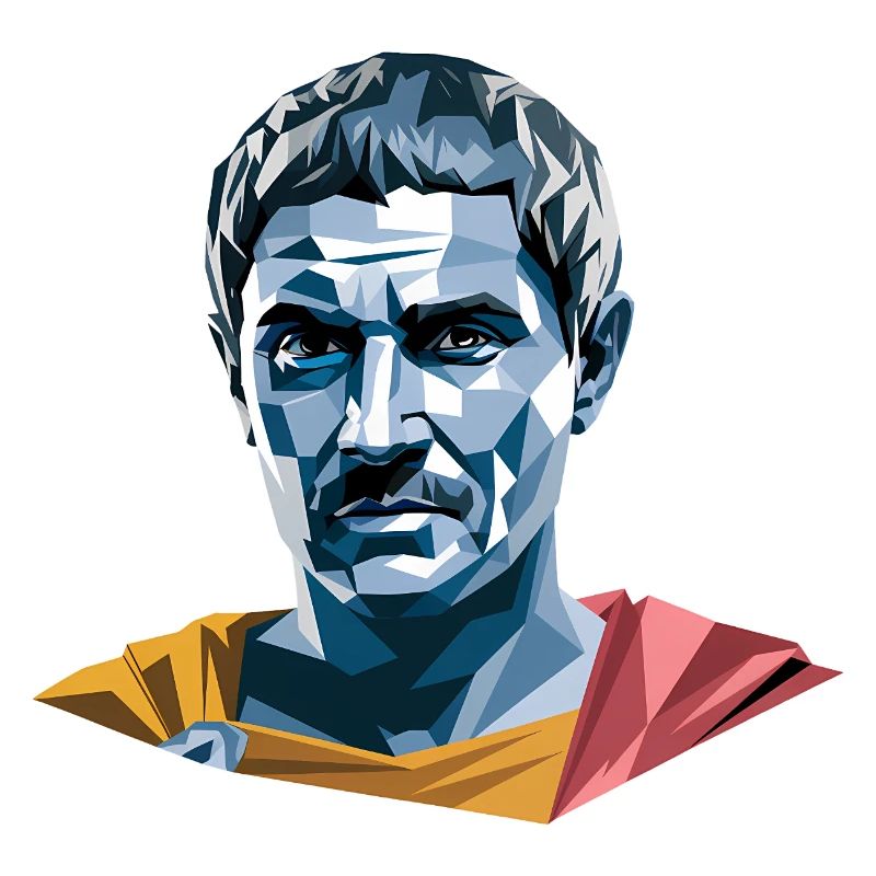 Caesar - Cool History Logo