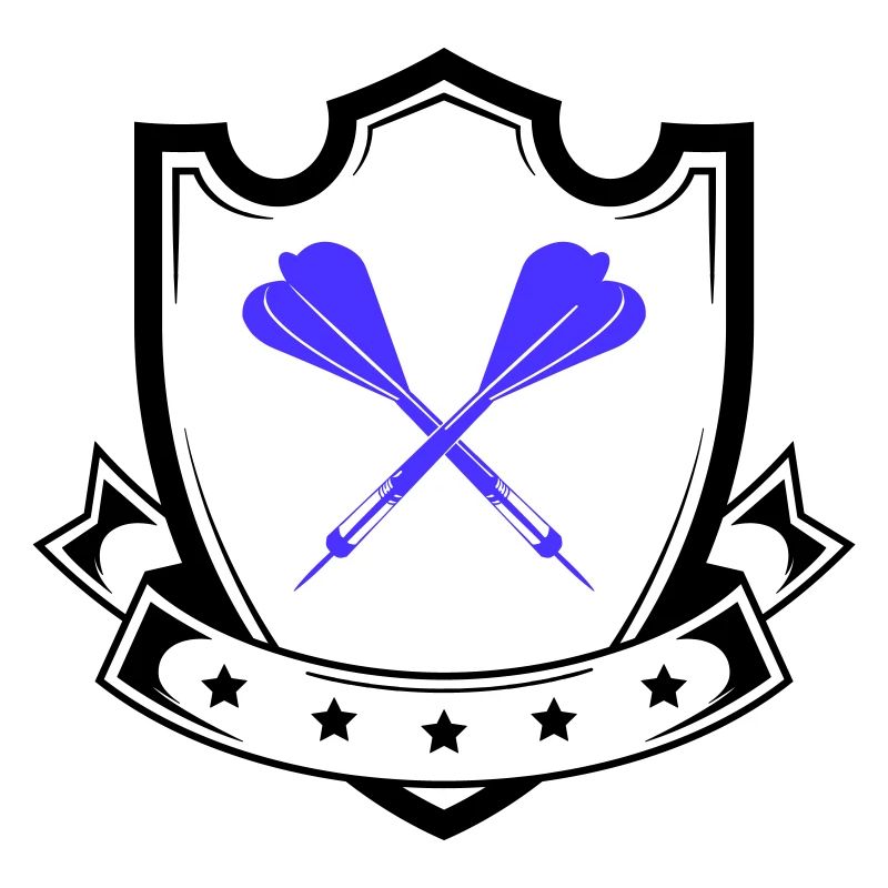 Conception de fléchettes Croix Bleue