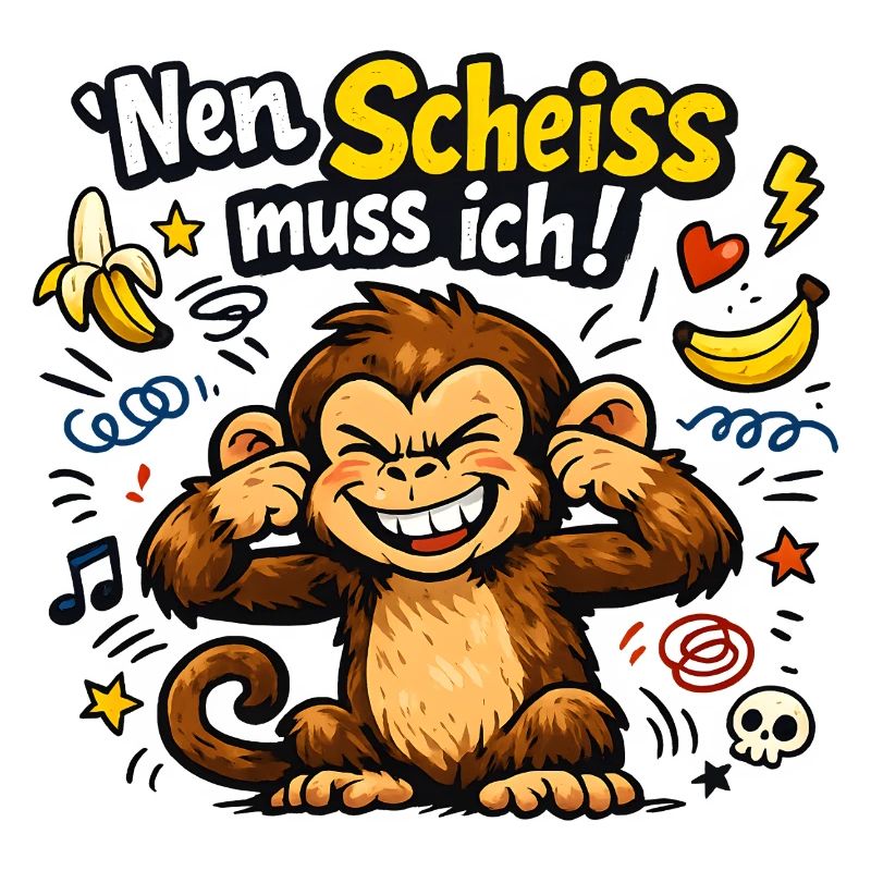 Nen Scheiss muss ich Affe
