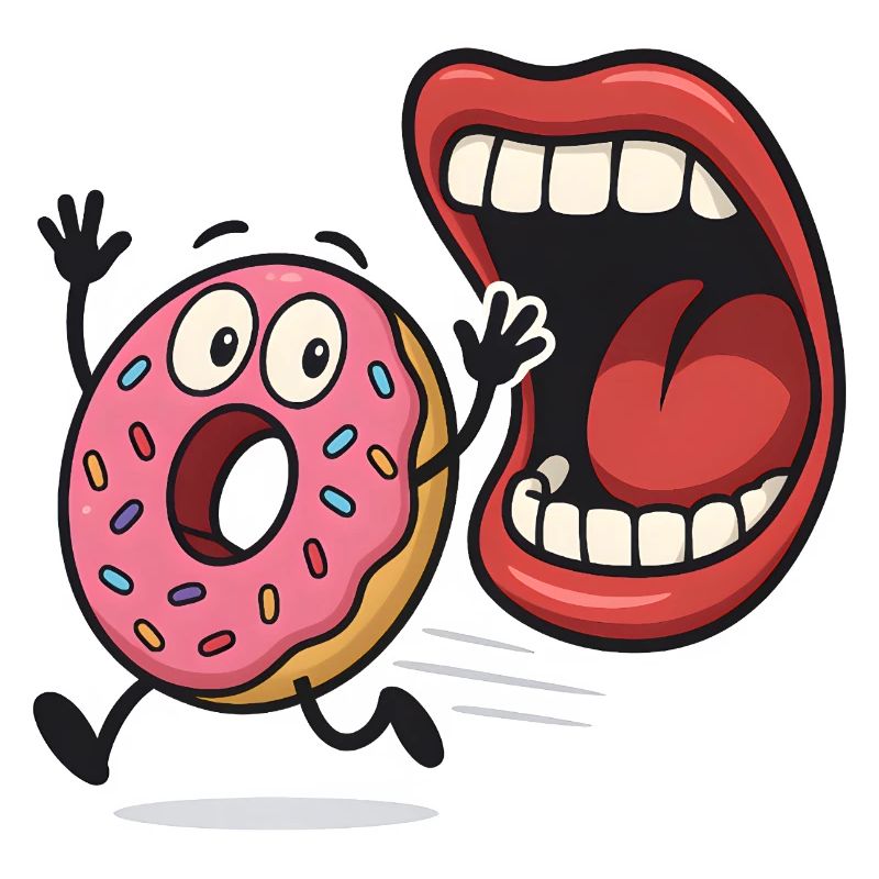 Humour de Donut Running