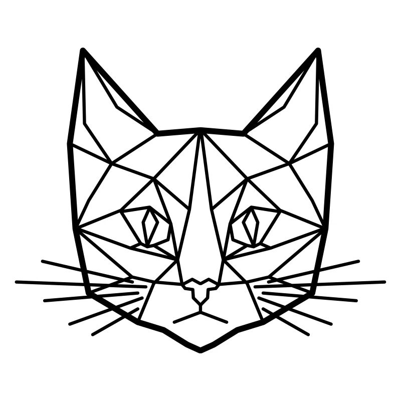 Polygon-Katze